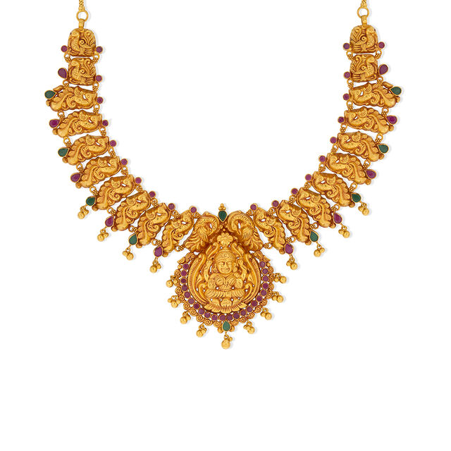 Tanishq 22KT  Necklace Set for Women 2