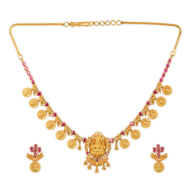 Tanishq 22KT  Necklace Set for Women 