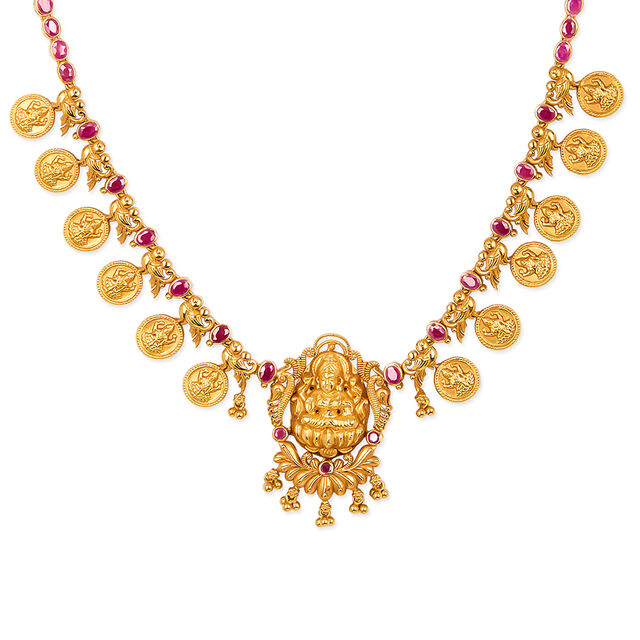 Tanishq 22KT  Necklace Set for Women 2