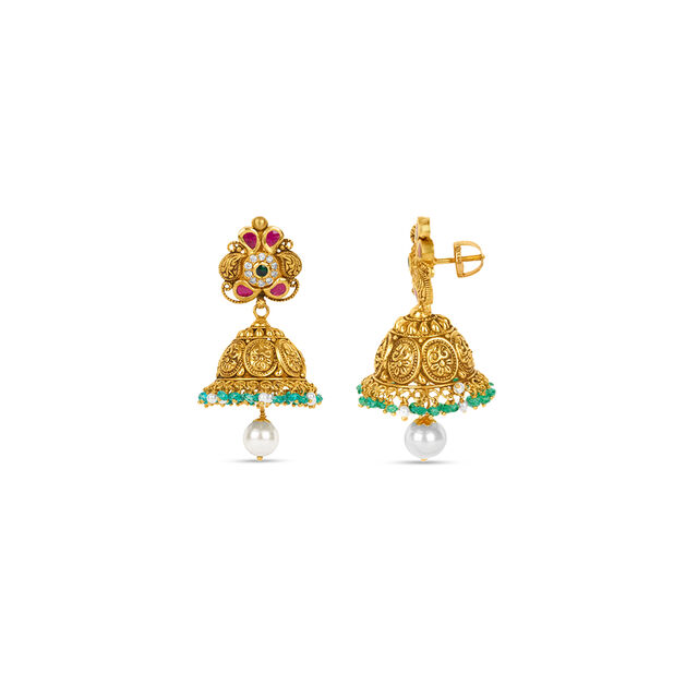 Tanishq 22KT  Earrings for Women 