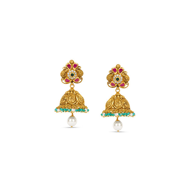 Tanishq 22KT  Earrings for Women 4