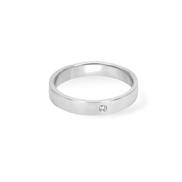 Tanishq Platinum Diamond Finger Ring for Men