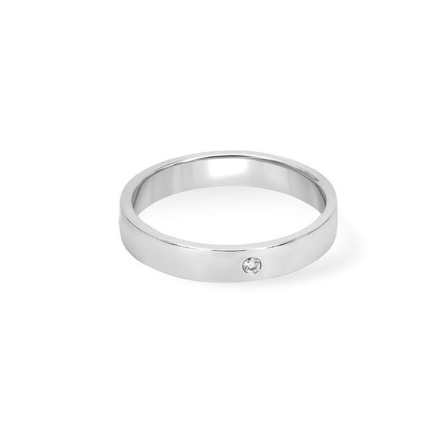Tanishq Platinum Diamond Finger Ring for Men