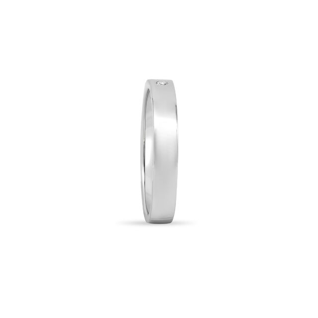 Tanishq Platinum Diamond Finger Ring for Men