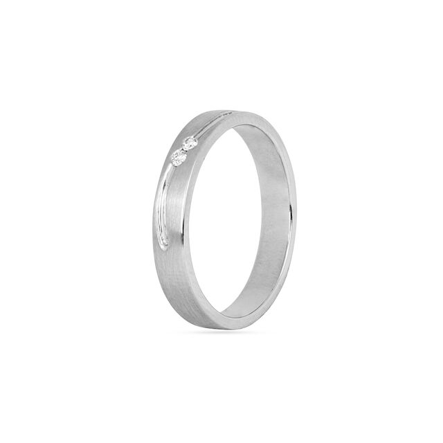 Tanishq Platinum Finger Ring for Women 2