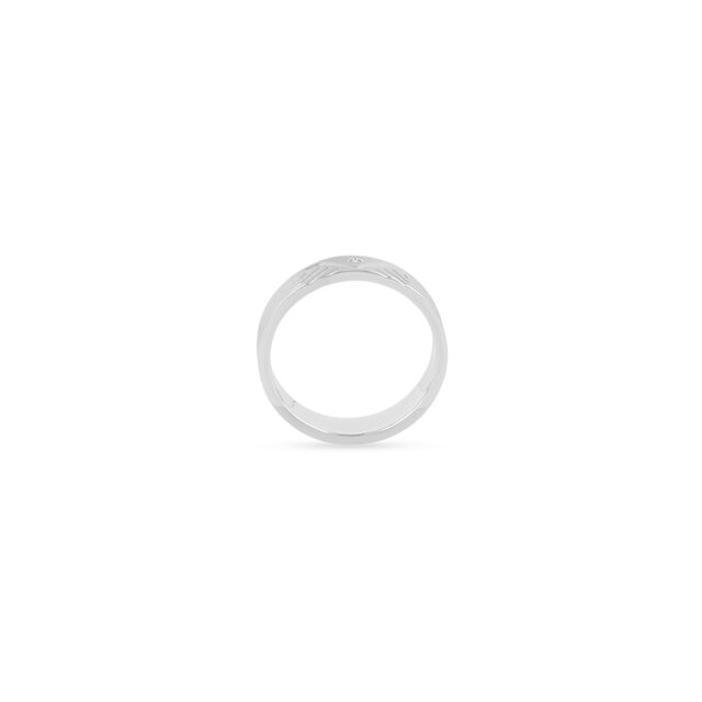 Tanishq Platinum Diamond Finger Ring for Men 3
