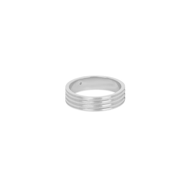 Tanishq Platinum Diamond Finger Ring for Men 4
