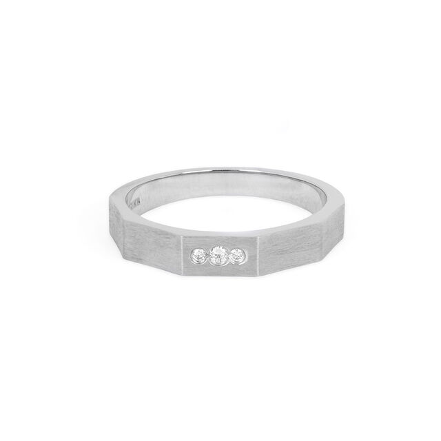Tanishq Platinum Diamond Finger Ring for Men 