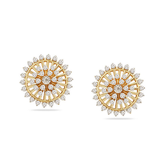Tanishq 18KT Sunwoven Collar Necklace Set 4