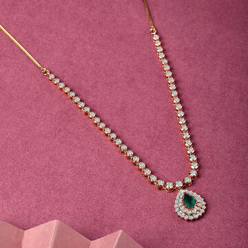 Tanishq 22 Karat Diamond Necklace for Women