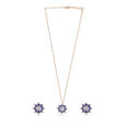 Tanishq 18 Karat Diamond Necklace Set for Women 2