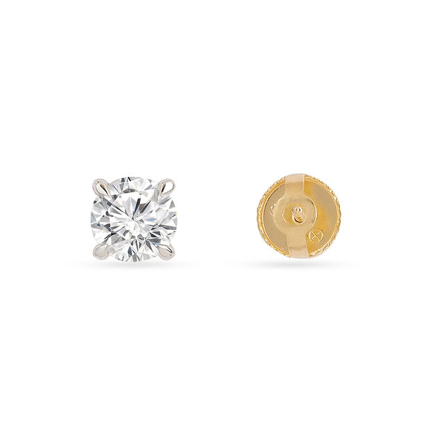 Tanishq 18KT Diamond Earrings for Women 5