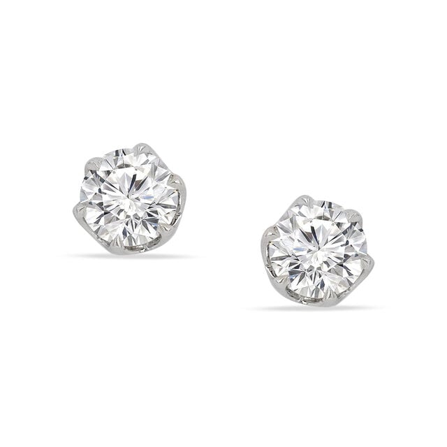 Tanishq 18KT Diamond Earrings for Women 