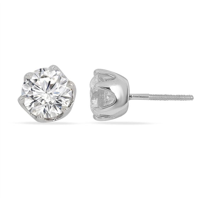 Tanishq 18KT Diamond Earrings for Women 4