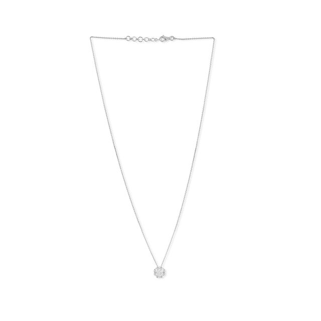 Tanishq 18KT Diamond Pendant with Chain for Women 