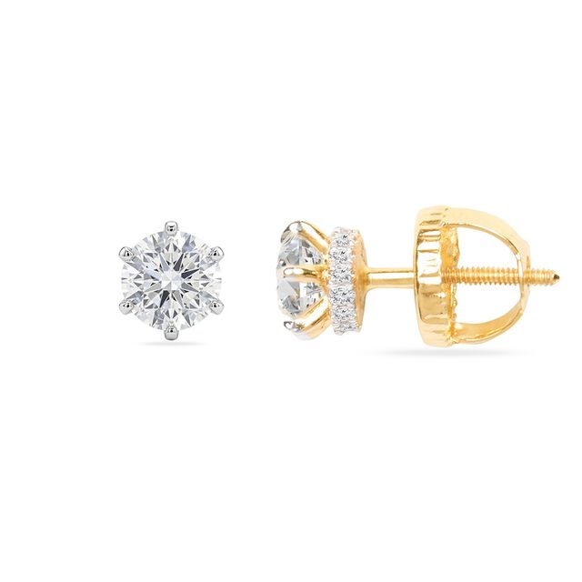 Tanishq 18KT Diamond Earrings for Women 3