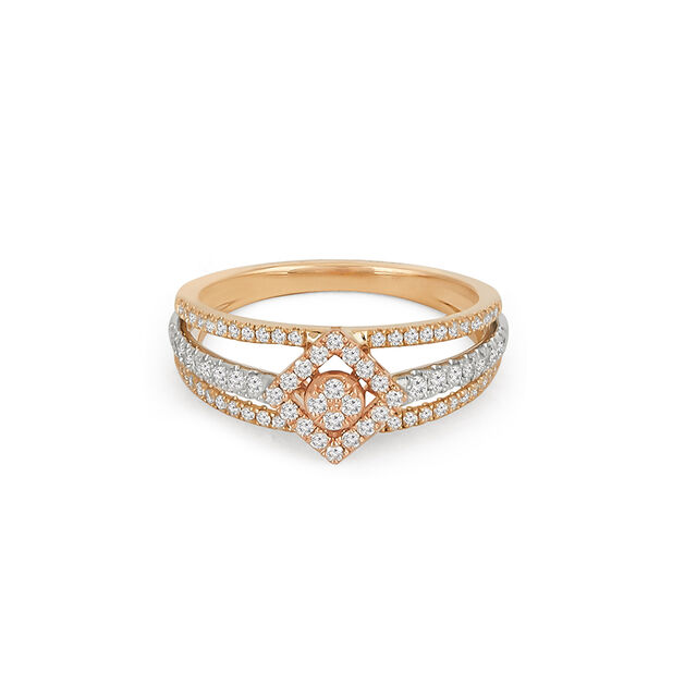 Orbit Halo Diamond Ring 
