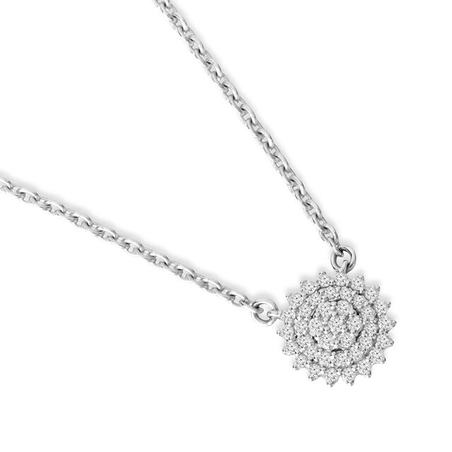 Tanishq 10KT Diamond  Pendant with Chain 3