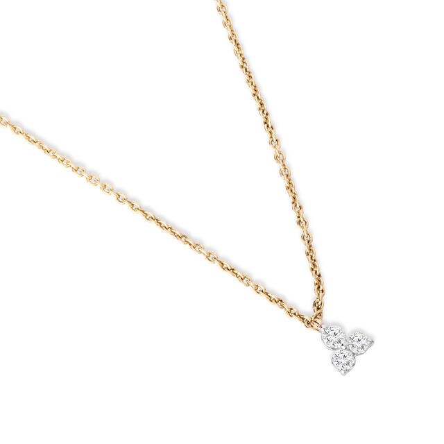 Tanishq 10KT Diamond Pendant with Chain for Women 4