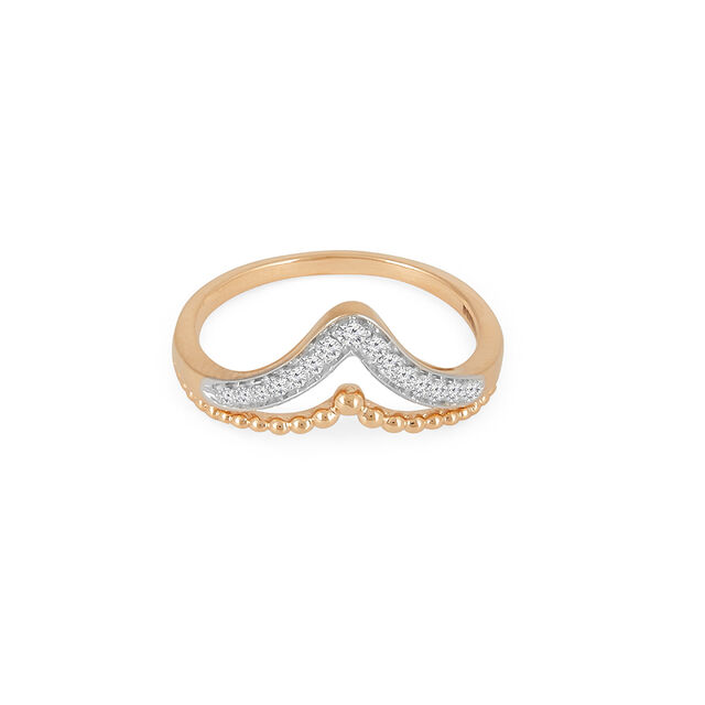 Tanishq 14KT Diamond Finger Ring for Women 