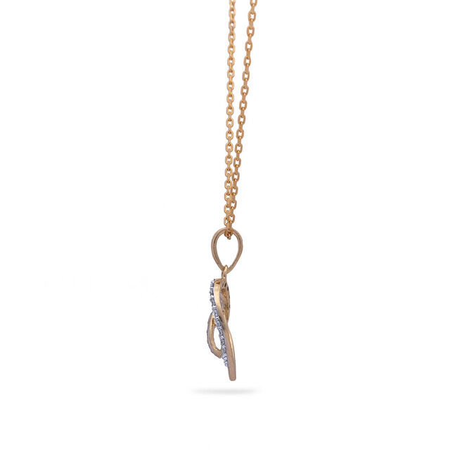 Tanishq Diamond Heart Pendant Necklace,,hi-res 2