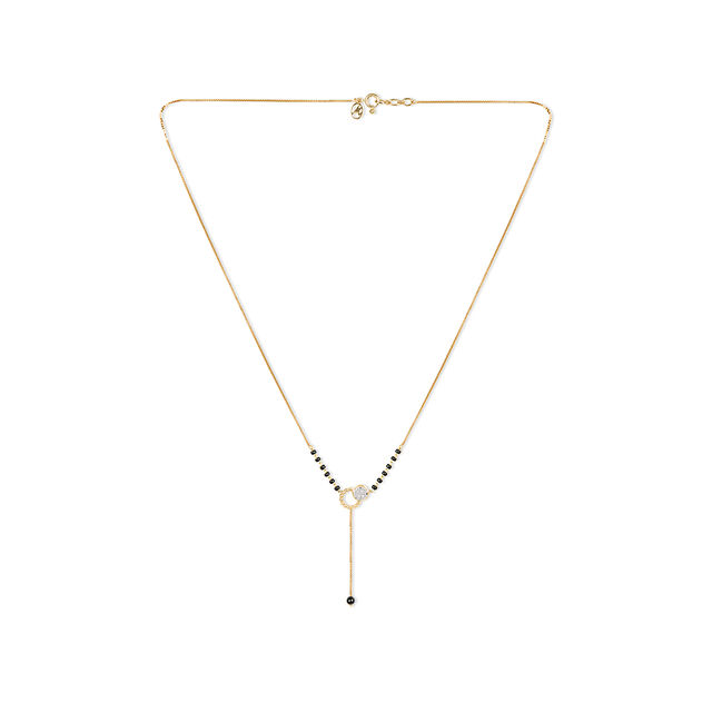 Tanishq 14KT Diamond Mangalsutra for Women 