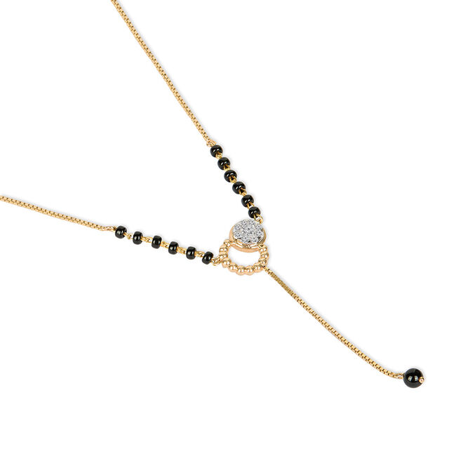 Tanishq 14KT Diamond Mangalsutra for Women 3