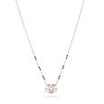 Tanishq Diamond Graceful Swans Necklace 
