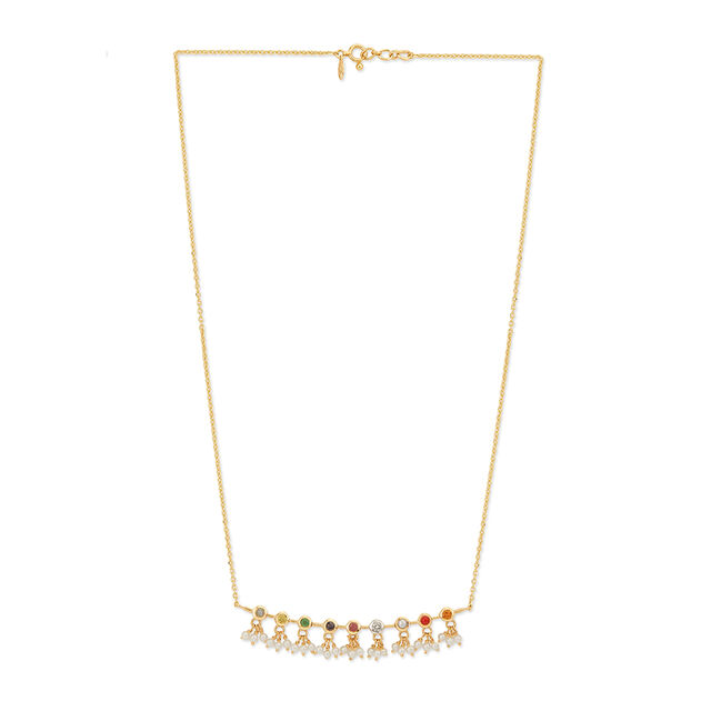 Tanishq 14KT Diamond Necklace for Women 