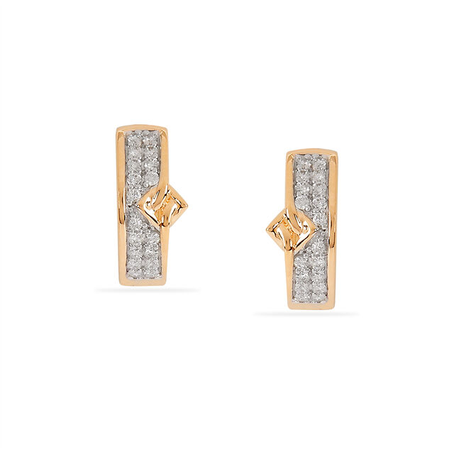 Tanishq 14KT Diamond Earrings for Women 