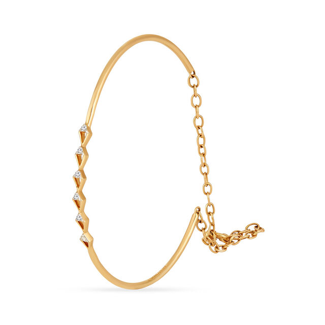 Tanishq 14KT Diamond Bangle for Women 2