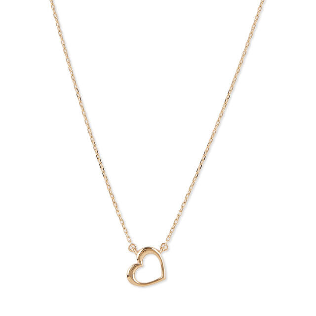 Tanishq 14KT Gold Pendant with Chain and Earrings Set for Women 2