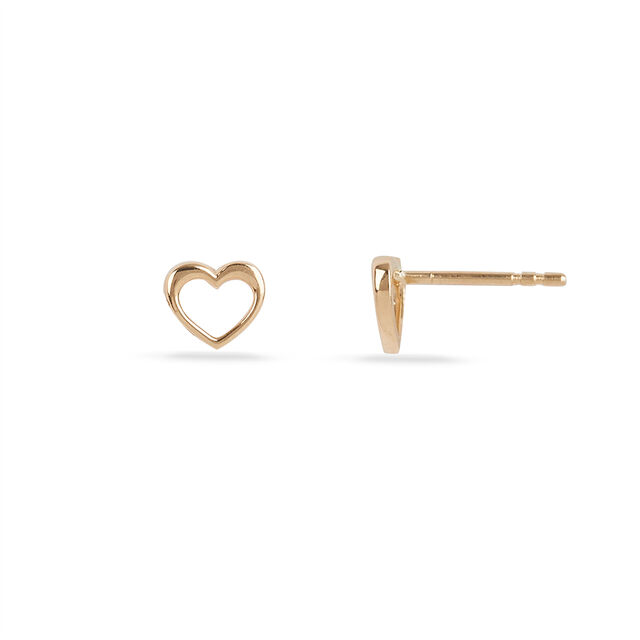 Tanishq 14KT Gold Pendant with Chain and Earrings Set for Women 4
