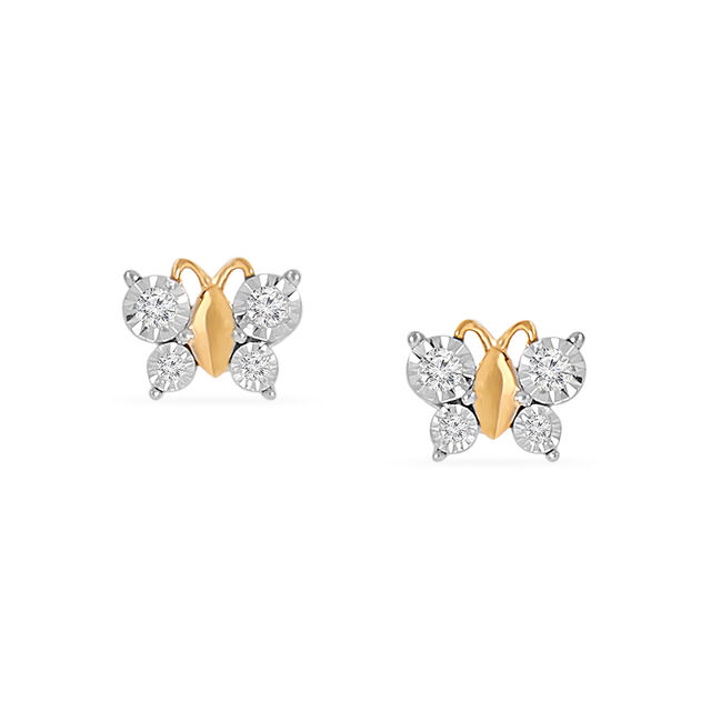 Tanishq 14KT Diamond Earrings for Women 