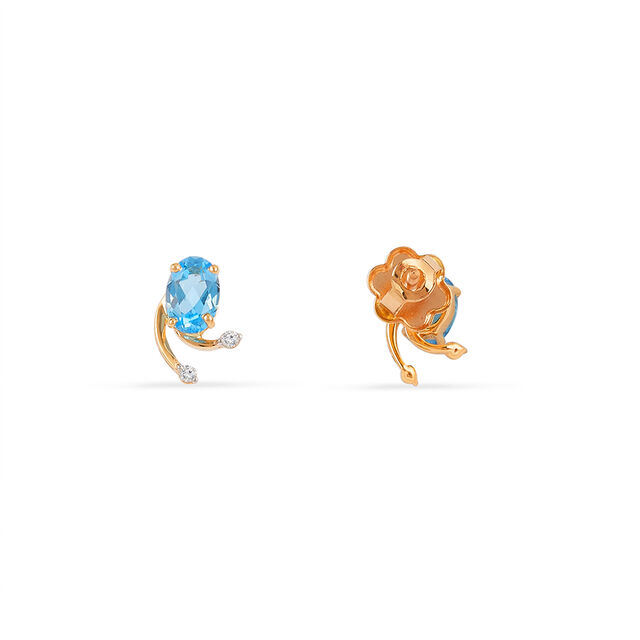 Tanishq 14KT Diamond Earrings for Women 4