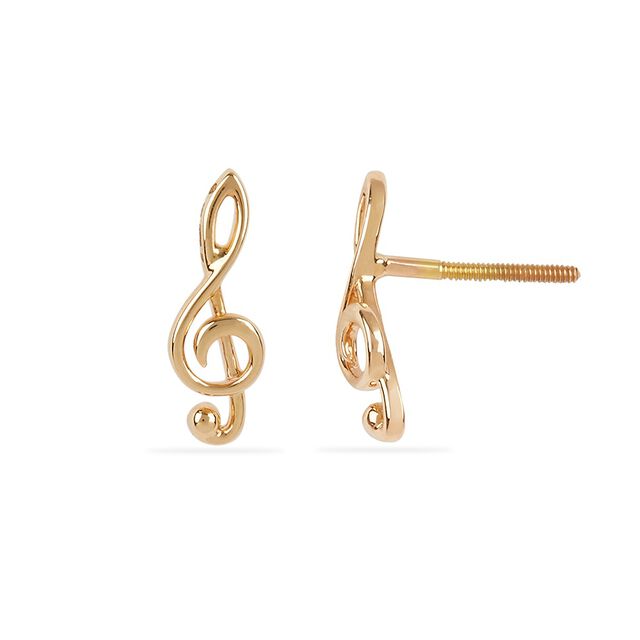 Double Note Earrings 3