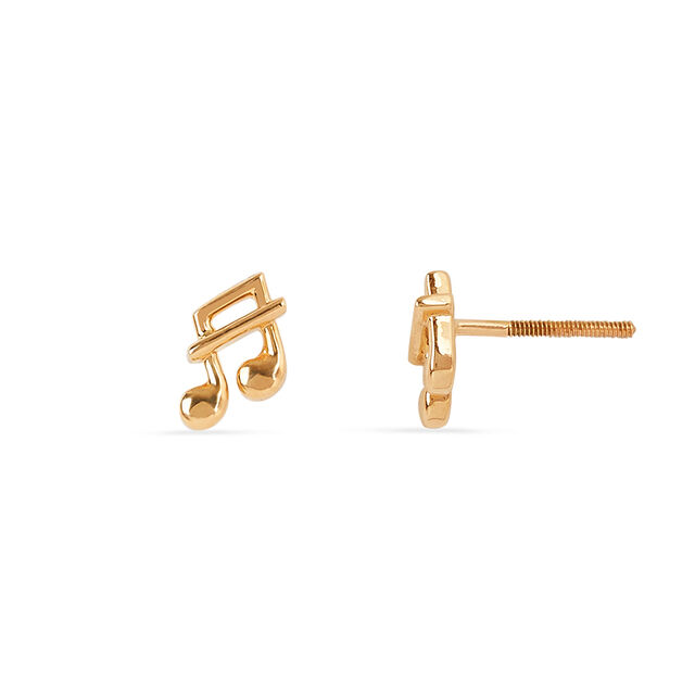 Tanishq 14KT Gold Earrings for Women 2