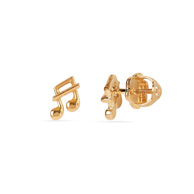 Tanishq 14KT Gold Earrings for Women 3