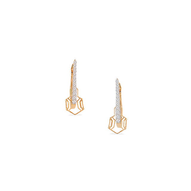 Tanishq 14KT Diamond Earrings for Women 