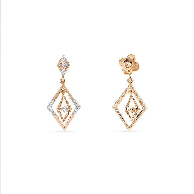 Tanishq 18KT Diamond Earrings for Women 4