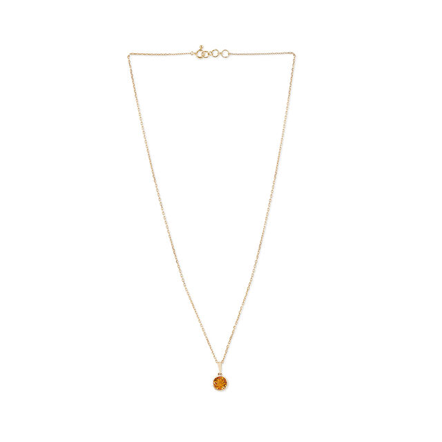 Tanishq 14KT Gold Pendant with Chain for Women 
