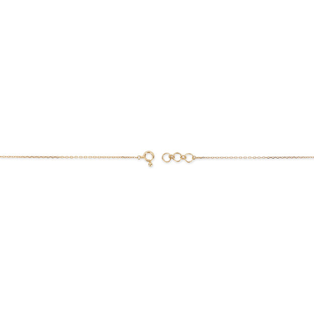 Tanishq 14KT Gold Pendant with Chain for Women 4