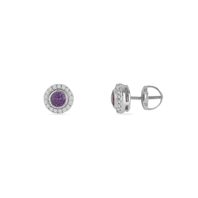 Tanishq 14KT Diamond Earrings for Women 2