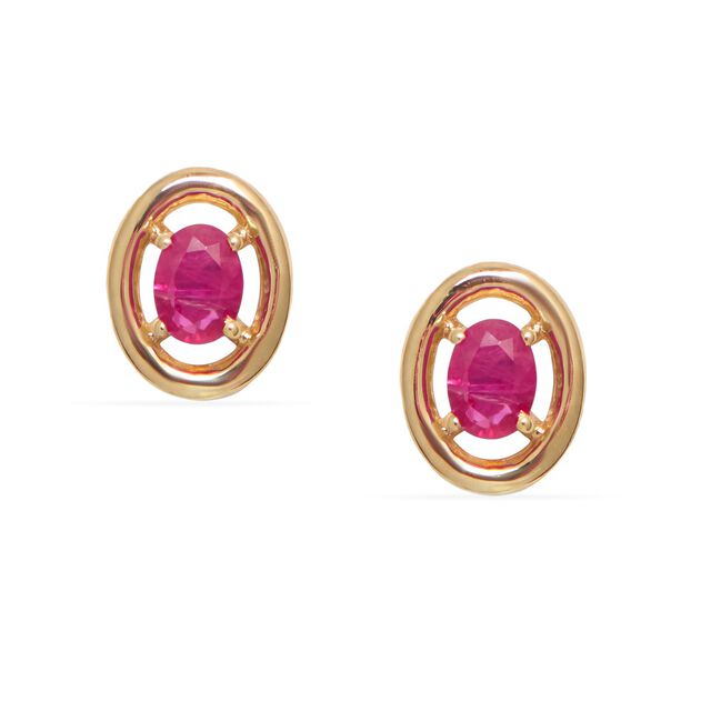 Tanishq 14KT Gold Earrings 