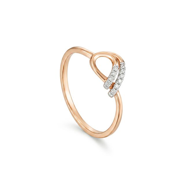 Tanishq 14KT Diamond Finger Ring 2