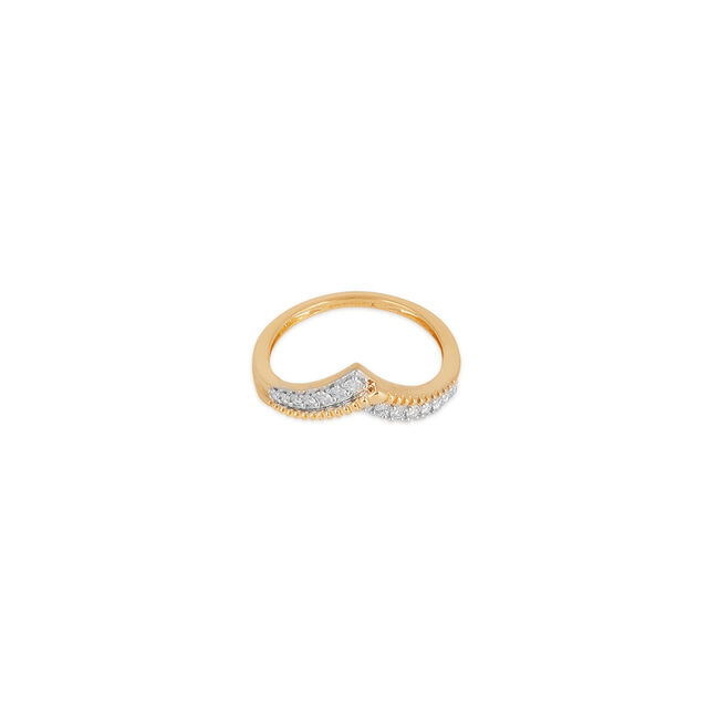Tanishq 18KT Diamond Finger Ring for Women 