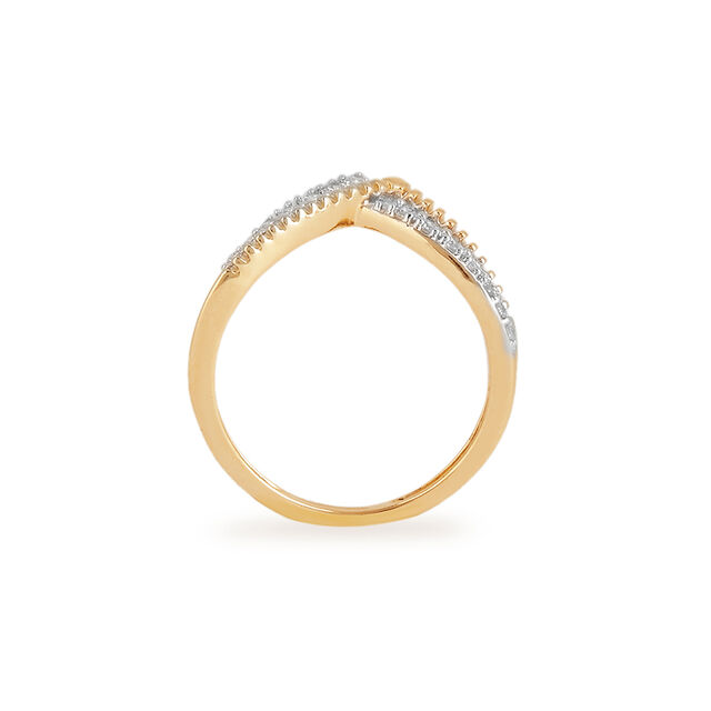 Tanishq 18KT Diamond Finger Ring for Women 4