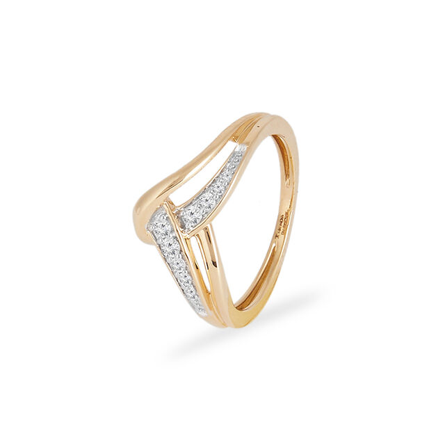 Overlapping Vanki Diamond  Ring 2