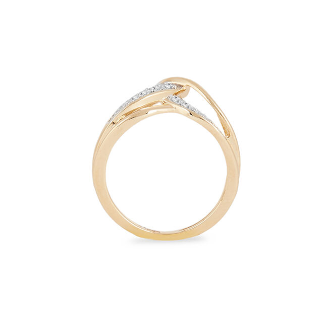 Overlapping Vanki Diamond  Ring 4