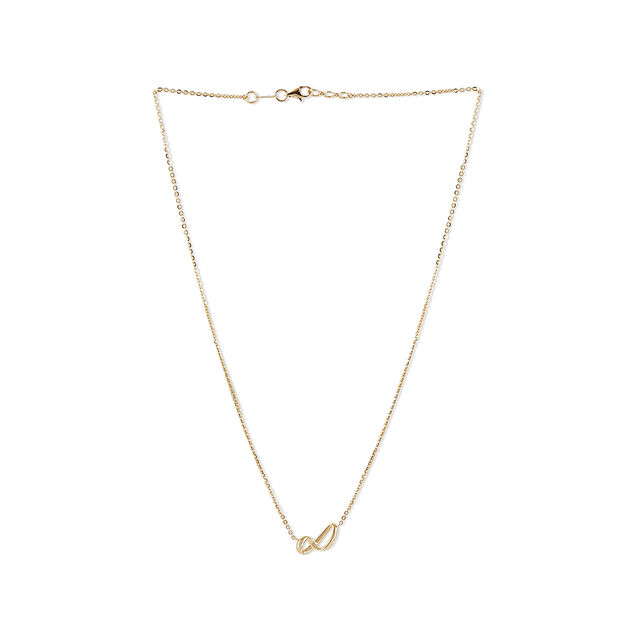 Tanishq 14KT Gold Pendant with Chain for Women 